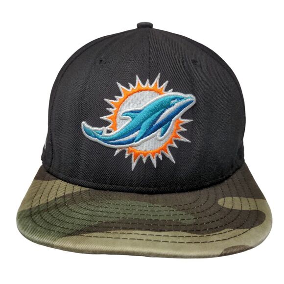 New Era Men's Snapback Hat Multicolor 9Fifty Embroidered Miami Dolphins Logo - Picture 1 of 8